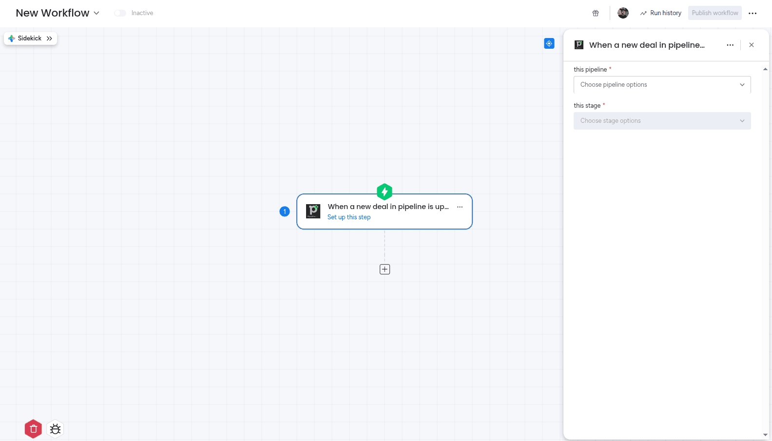 Search for PipedrivePlus in the Integrate section